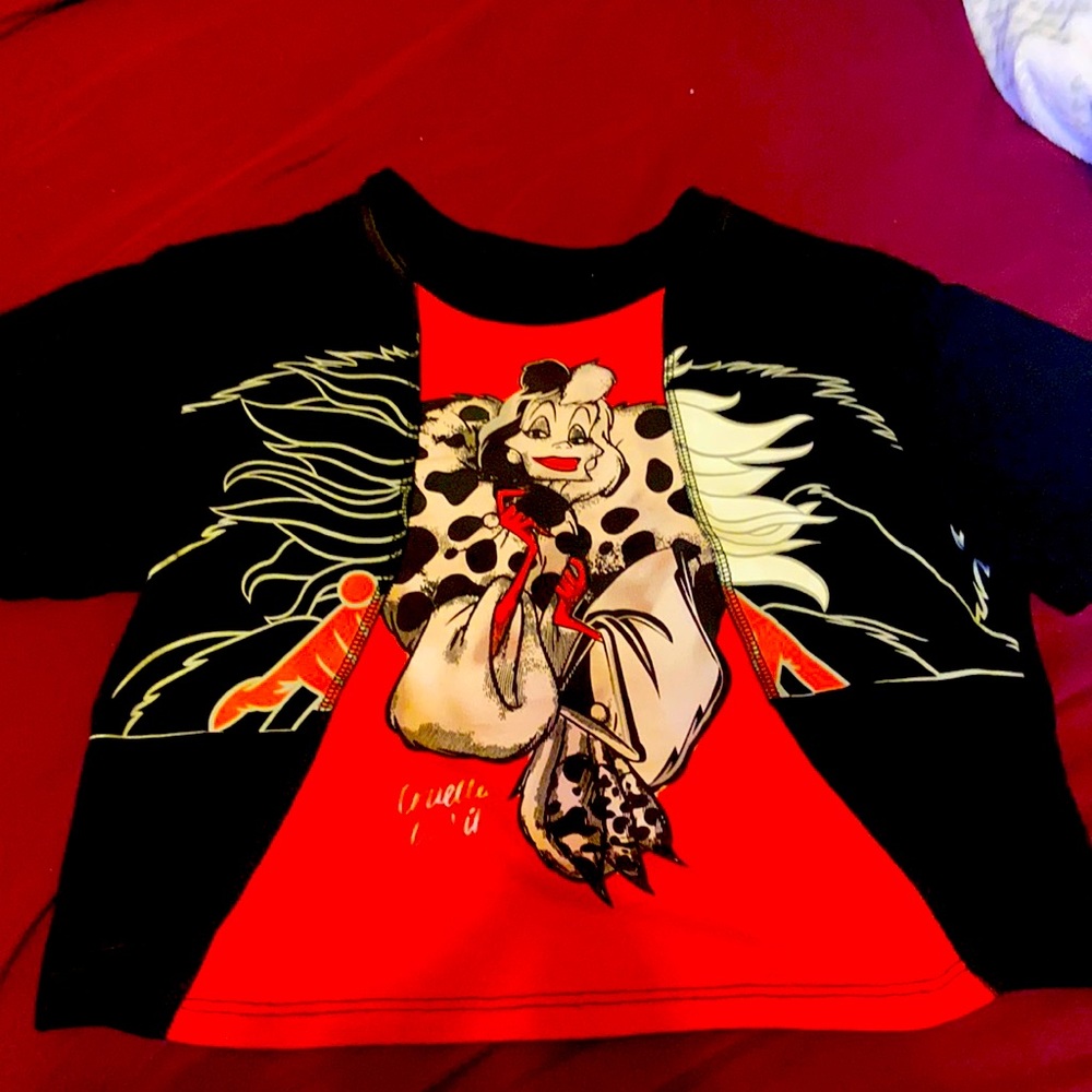New Cruela De Vil kids t shirt